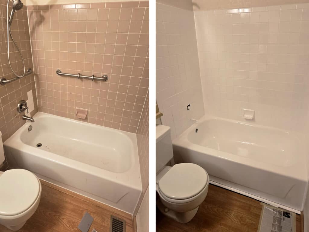 shower & tile refinishing